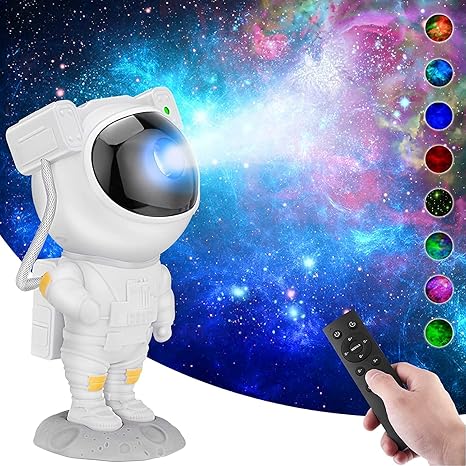 Astronaut Galaxy Projector with Remote Control – 360°
