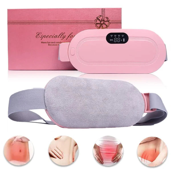 Portable Cordless Period Cramp Massager & Heating Pad