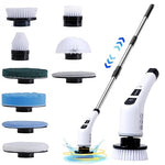 9-in-1 Electric Cleaning Brush – Multi-Surface Power Scrubber with Dual Speeds, Extendable Handle, Rechargeable Battery, and 9 Brush Heads for Home, Bathroom, Kitchen, Car (Pack of 1)