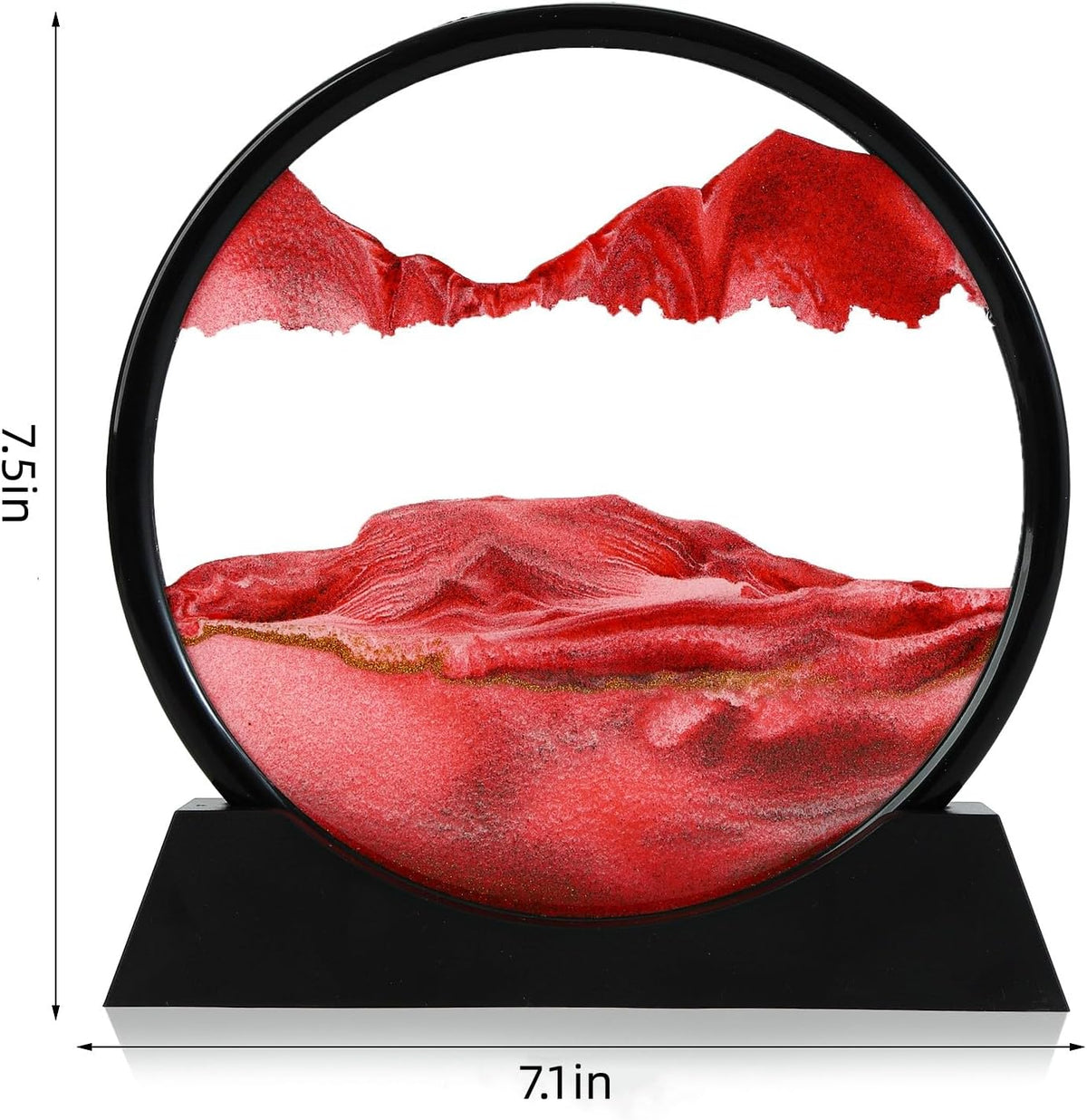 Moving Sand Art Picture, Liquid Motion 3D Deep Sea Sandscape in Motion