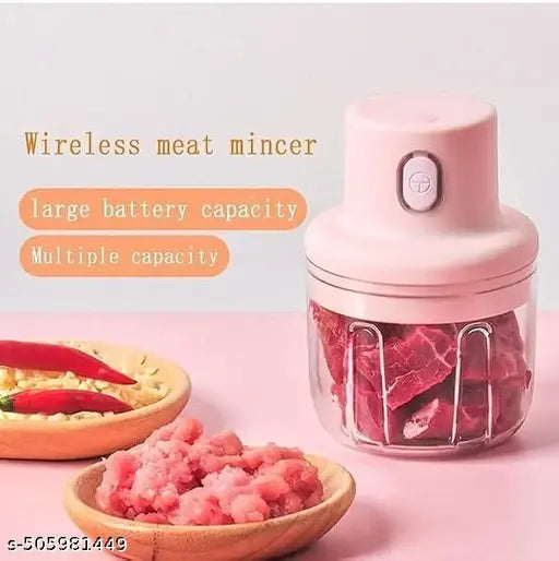 Mini Electric Meat Grinder 250ml