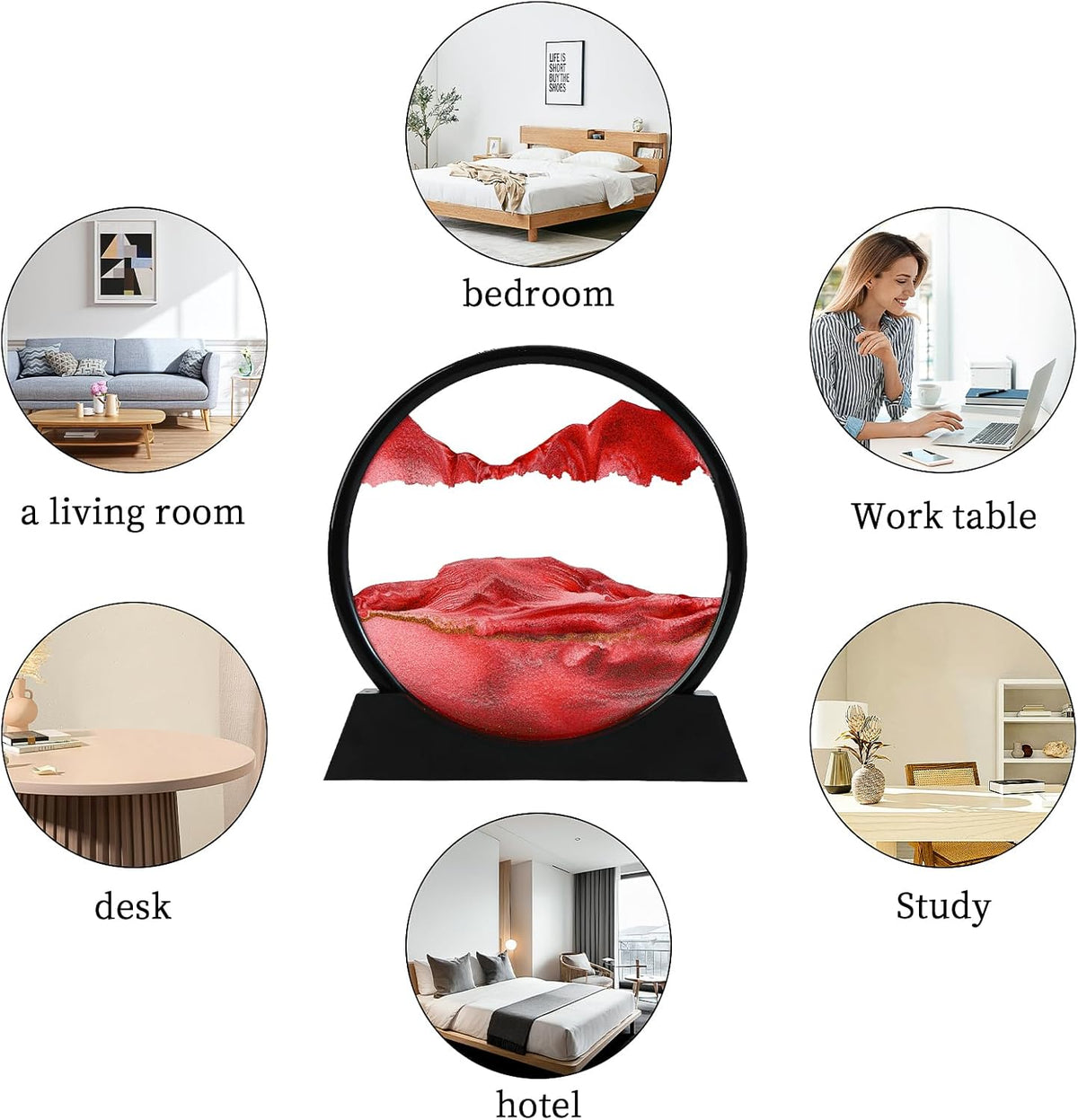 Moving Sand Art Picture, Liquid Motion 3D Deep Sea Sandscape in Motion