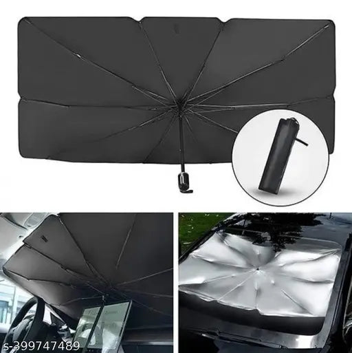 Car Sunshade Windshield Cover, Umbrella Windshield Sunshade for Car Front Window Sun Protection