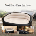 Comfort Outdoor and Indoor Portable Double Air Sofa Inflatable Sofa Bed Inflatable Sofa. Ergonomically designed for optimal relaxation, perfect for lounging in any space.