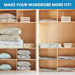 Space Saver (Set of 5) Reusable Vacuum Storage Ziplock Compression Sealer Bags