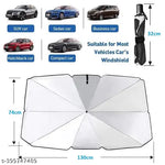 Car Sunshade Windshield Cover, Umbrella Windshield Sunshade for Car Front Window Sun Protection
