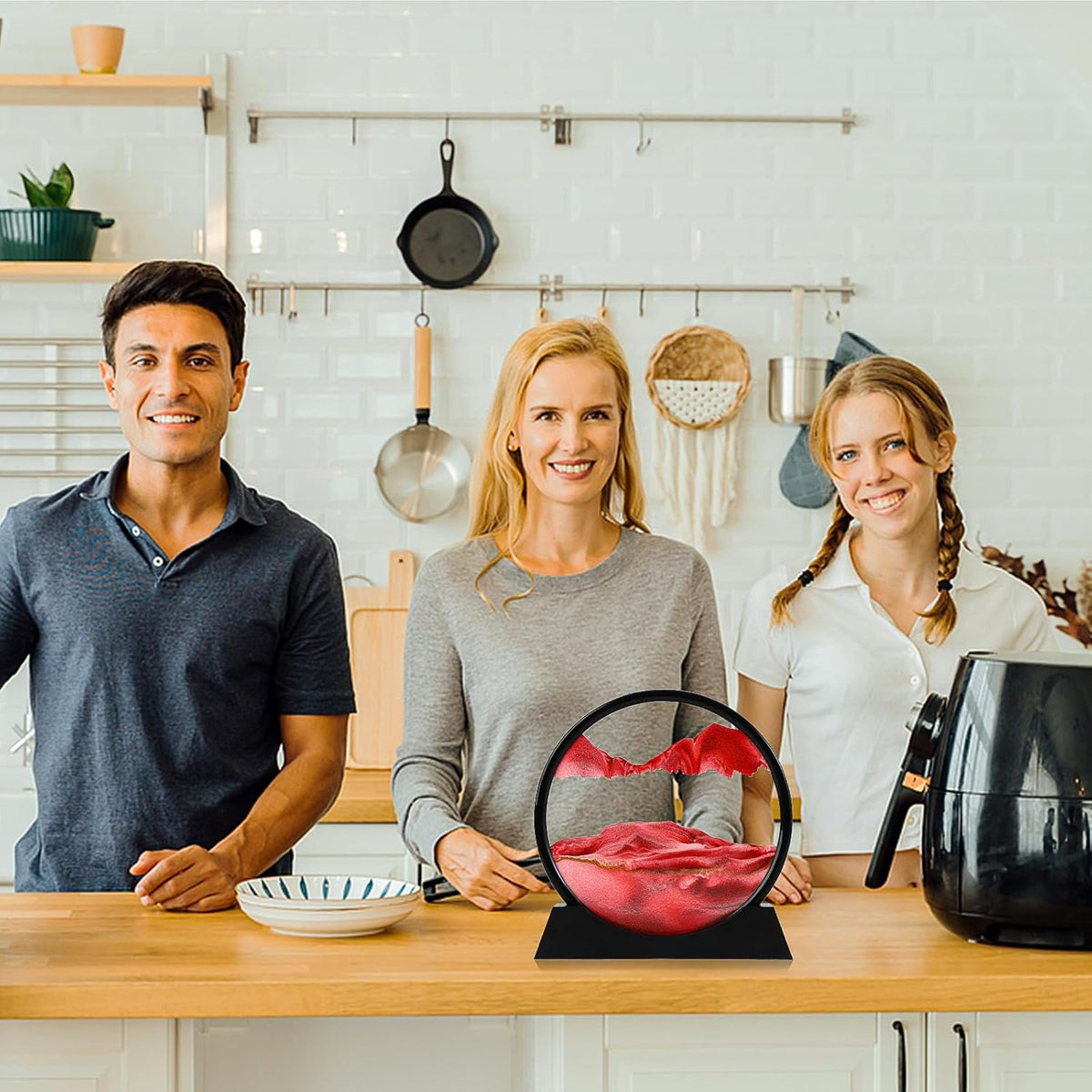 Moving Sand Art Picture, Liquid Motion 3D Deep Sea Sandscape in Motion