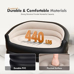 Comfort Outdoor and Indoor Portable Double Air Sofa Inflatable Sofa Bed Inflatable Sofa. Ergonomically designed for optimal relaxation, perfect for lounging in any space.