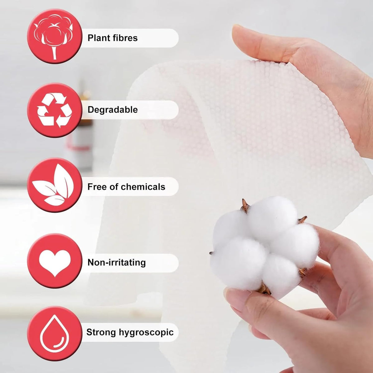 Disposable Bath Towels for Travel, Cotton Compressed Women and Men