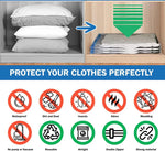 Space Saver (Set of 5) Reusable Vacuum Storage Ziplock Compression Sealer Bags