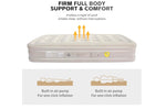 Single Air Bed, Inflatable Bed with Built-in Electric Pump.